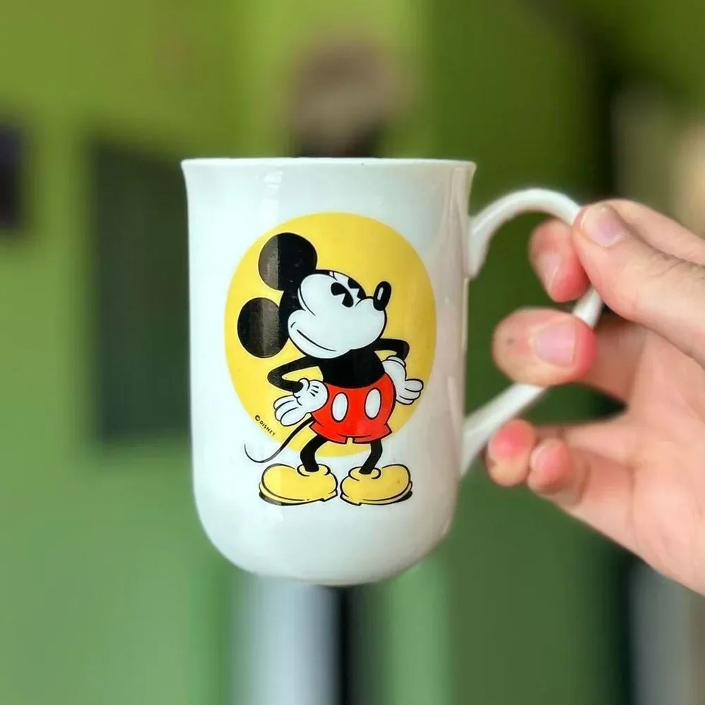 Charming Disney Mickey Mouse Cartoon Nostalgia Ceramic Mug